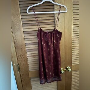Free People Red Mini Dress size small